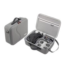 Per DJI Neo STARTRC Borsa portaoggetti in PU con tracolla migliorata (grigio)