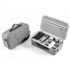 Per DJI Neo STARTRC Borsa a tracolla in PU, compatibile con RC2 (grigio)