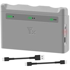 Per DJI Neo XY Caricabatterie a 3 canali Gestore di carica della batteria (grigio)