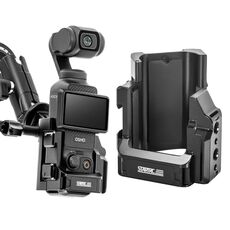 Per DJI OSMO Pocket 3 STARTRC Supporto adattatore di espansione per gabbia con telaio di protezione in metallo (nero)