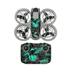 Adesivo protettivo per il telecomando del corpo del drone DJI Neo (uomo con cappello verde)