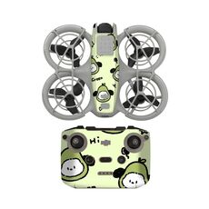 Adesivo protettivo per il corpo del telecomando del drone DJI Neo (cucciolo verde)