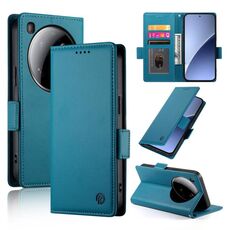 Per Xiaomi 15 Ultra Custodia per telefono in pelle smerigliata magnetica con fibbia laterale (blu)