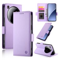 Per Xiaomi 15 Ultra Custodia per telefono in pelle smerigliata magnetica con fibbia laterale (viola)