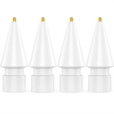 C04L 4 pezzi / set 1,05 mm pennini di ricambio capacitivi per Apple Pencil 2 / 1 (bianco)