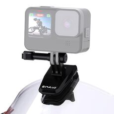 Supporto per telecamera con clip per parabrezza moto PULUZ (nero)