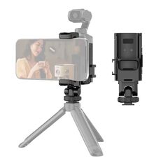 Per DJI OSMO Pocket 3 PULUZ Morsetto di espansione per telaio protettivo per telefono, compatibile con asta per treppiede (nero)