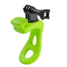 TELESIN Supporto per Action Camera in Silicone Regolabile Mini Staffa Flessibile per GoPro HERO / Insta360 / DJI Action Camera (Verde)