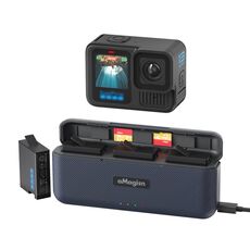 Per GoPro HERO13 Black aMagisn Battery Charging Box Triple Slot Charging Case