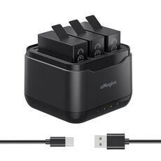 Per GoPro HERO13 Black AMagisn Caricabatteria Sedile di Ricarica