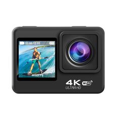 WIFI Grandangolare EIS Anti-shake Touch Colore Doppio schermo Telecomando Videocamera Sportiva (Q60TR)