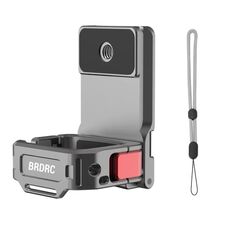 Per DJI OSMO Pocket 3 BRDRC PO3005 Supporto per clip posteriore di espansione con base magnetica multifunzionale Adattatore per lunetta Accessorio (ossidato)