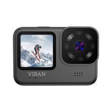VIRAN V11 Schermo a doppio colore 5K HD IP68 Impermeabile Telecamera sportiva anti-vibrazione a sei assi (Nero)