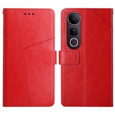 Per vivo V50 Lite 5G HT01 Custodia per telefono in pelle con motivo a forma di Y (rosso)