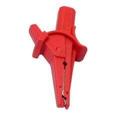 Morsetto a coccodrillo per test di isolamento multimetro a banana da 4 mm (rosso)