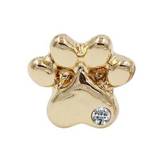 Smart Watch Universale Gatto Zampa Forma Banda Anello Decorativo Accessori In Metallo (Oro)