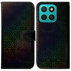 Per Honor X8c 4G Custodia per telefono in pelle con fibbia magnetica colorata (nero)
