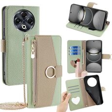 Per Tecno Spark 30 4G Crossbody Litchi Texture Custodia in pelle per telefono (verde)
