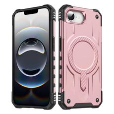 Per iPhone 16e Straship MagSafe TPU Hybrid PC Phone Case (oro rosa)