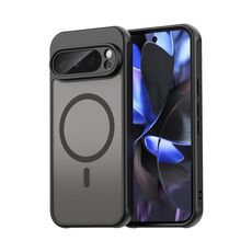 Per Google Pixel 9 Pro Fan Dun Series TPU Hybrid PC Frosted Magsafe Custodia per telefono (nero)