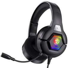 SoulBytes S100 Microfono omnidirezionale Cuffie per eSport, lunghezza: circa 1,9 m (nero)