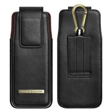 PULOKA PU Borsa pieghevole per telefono (nero)