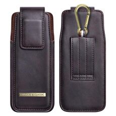 PULOKA PU Borsa pieghevole per telefono (marrone)