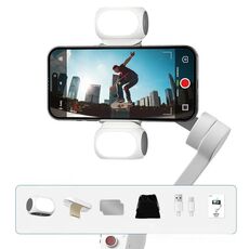 Per DJI / Zhiyun Handheld Gimbal Stabilizer Fill Light Magnetic LED Photography Lamp Cellulare Fill Light, Modello: XJ97 Doppia Lampada