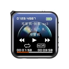 JNN M30 Lettore e-book MP3 con controllo della riduzione del rumore dello schermo HD da 1,44 pollici, memoria: 8 GB