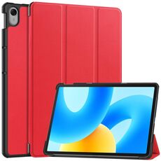 Per Huawei MatePad 11.5 2023 Custer Texture 3-Fold Custodia in pelle per tablet (rosso)