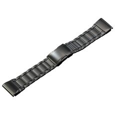Per Garmin Forerunner 965/955/945/935 Cinturino per orologio in acciaio al titanio con cinque perline da 22 mm a sgancio rapido (grigio)