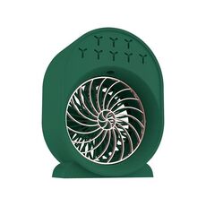 USB Spray Umidificazione Ventilatore Aria Condizionata Piccolo Raffreddatore d'Aria Portatile da Tavolo, Stile: Ricarica (Verde)