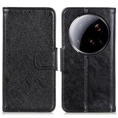 Per Xiaomi 15 Custodia per telefono in pelle con texture ultra nappa orizzontale (nero)