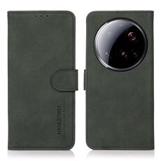 Per Xiaomi 15 Ultra KHAZNEH Custodia in pelle opaca (verde)