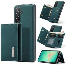 Per Samsung Galaxy A26 5G DG.MING M1 Series Portafoglio multi-carta a 3 ante + custodia magnetica per telefono (verde)