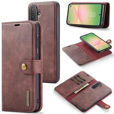 Per Samsung Galaxy A56 5G DG.MING Crazy Horse Texture Custodia in pelle magnetica staccabile (rosso)