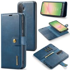 Per Samsung Galaxy A56 5G DG.MING Crazy Horse Texture Custodia in pelle magnetica staccabile (blu)