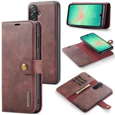 Per Samsung Galaxy A26 5G DG.MING Crazy Horse Texture Custodia in pelle magnetica staccabile (rosso)
