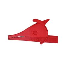 4mm Banana Jack Multimetro Clip a coccodrillo Clip per condensatore isolato Penna di prova Clip (rosso)