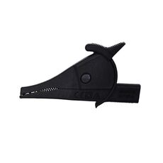 4mm Banana Jack Multimetro Clip a coccodrillo Clip per condensatore isolato Penna di prova Clip (nero)