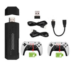 M10 Pro 4K TV Game Player 3D HD Retro Video Game Console 64G con Controller Caricato