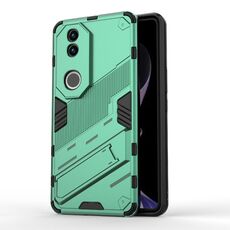 Per vivo V50 5G Global Punk Armor 2 in 1 PC + TPU Custodia per telefono con supporto (verde)