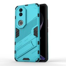 Per vivo V50 5G Global Punk Armor 2 in 1 PC + TPU Custodia per telefono con supporto (blu)
