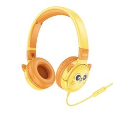 hoco W61 Voice Bambini Auricolare cablato da testa (giallo sole)