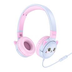 hoco W61 Voice Bambini Auricolare cablato da testa (azzurro cielo)