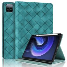 Per Xiaomi Pad 6 / 6 Pro Custodia per tablet in pelle goffrata a rombo (verde)