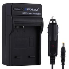 Caricabatteria da auto per fotocamera digitale PULUZ per batteria Fujifilm NP-70, Panasonic DB-60 (S005)