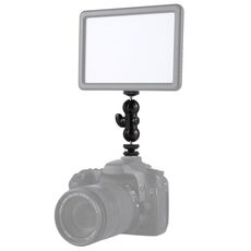 PULUZ Flash Hot Shoe Girevole Testa a sfera 1/4 di pollice Vite per treppiede Braccio magico con blocco