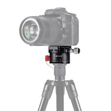 Testa a sfera con rotatore indicizzatore panoramico in lega di alluminio PULUZ con piastra a sgancio rapido per testa del treppiede della fotocamera
