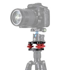 PULUZ Quadranti di regolazione in lega di alluminio Base di livellamento Testa a sfera per testa del treppiede della fotocamera